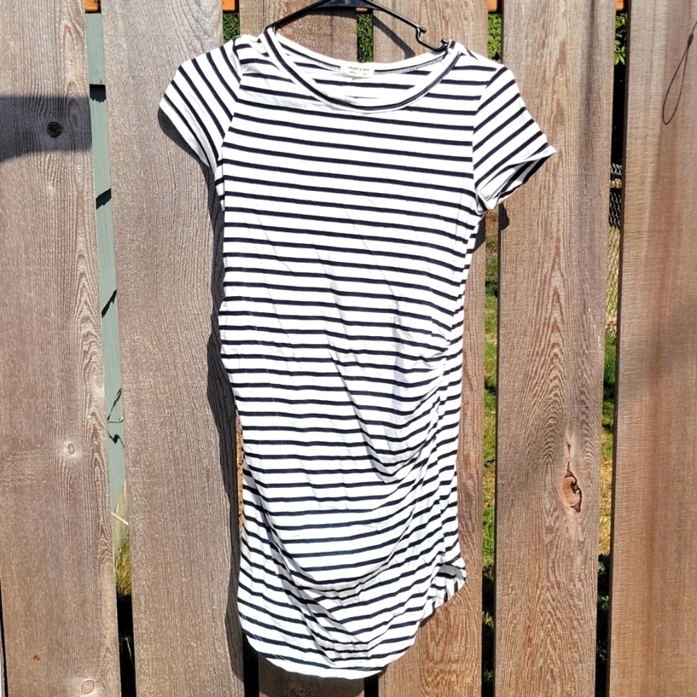 Striped Maternity Dress